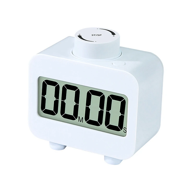 1 Piece Visual Rotary Kitchen Timer Fast Settable Count Up And Count Down Timer Ringing Or Flashing Lights