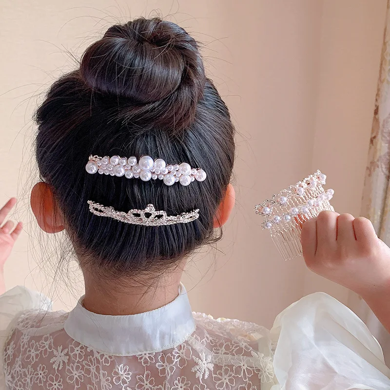 Hair Comb Clip Women Hair Accessories Bangs Hair Clip Back Head Headdress Non-slip Broken Hair Finishing Tools Hair Clip Hairpin