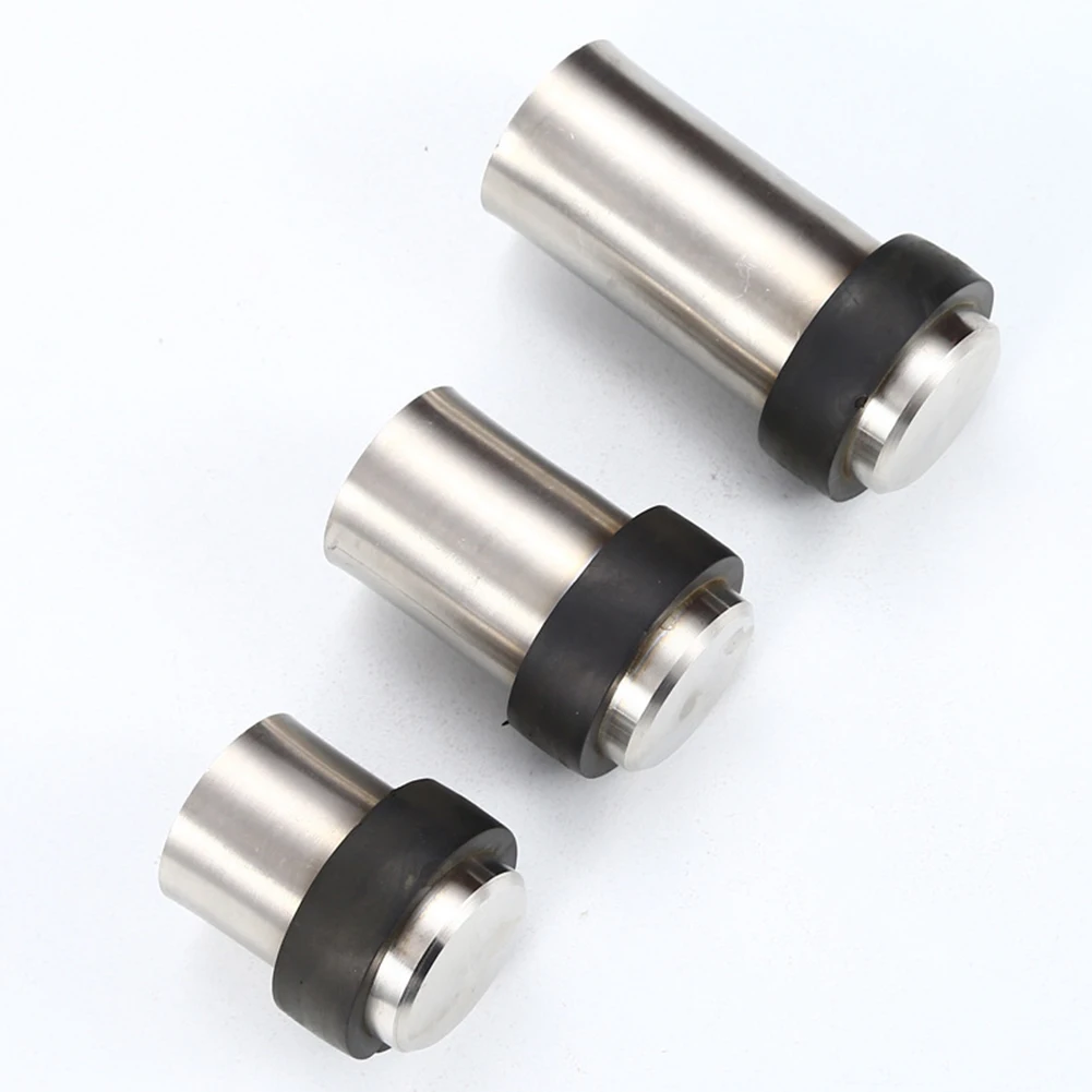 

Комплект дверных стопоров для отелей и офисов, высококачественные ограничители для дверей из нержавеющей стали, серебристые, 46/60/80/100/120 см