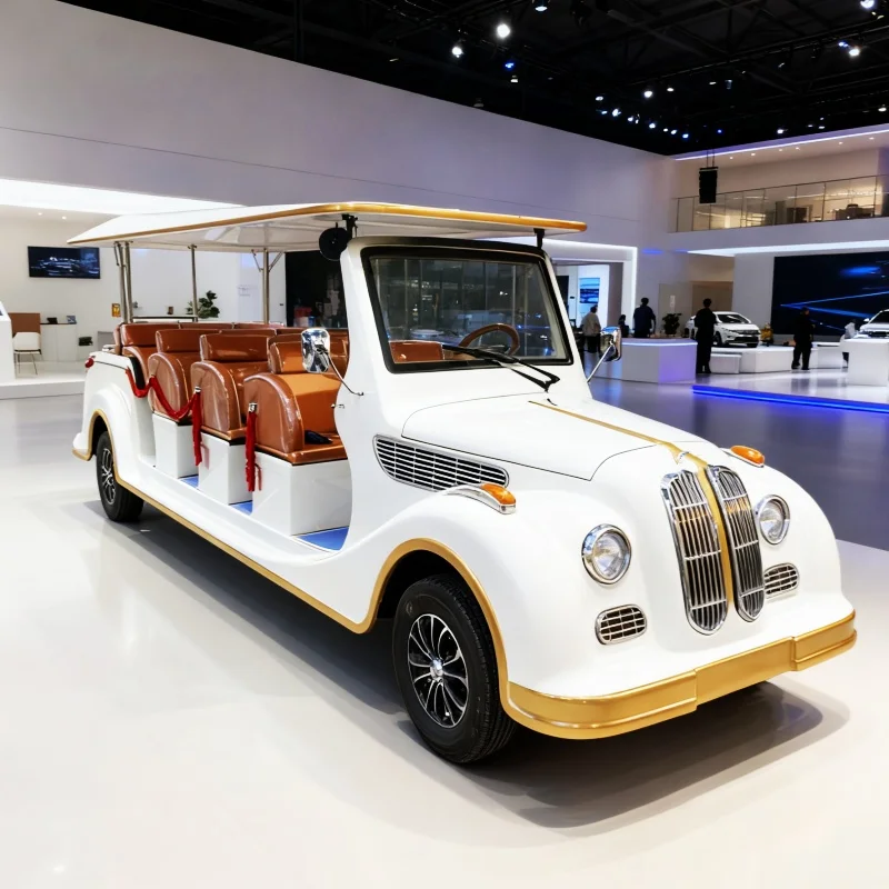 2025 أحدث بطارية ليثيوم الكهربائية خمر سيارة كلاسيكية الكبار سكوتر الألواح الشمسية بالطاقة على الطرق الوعرة الشاطئ العتيقة لمشاهدة معالم المدينة