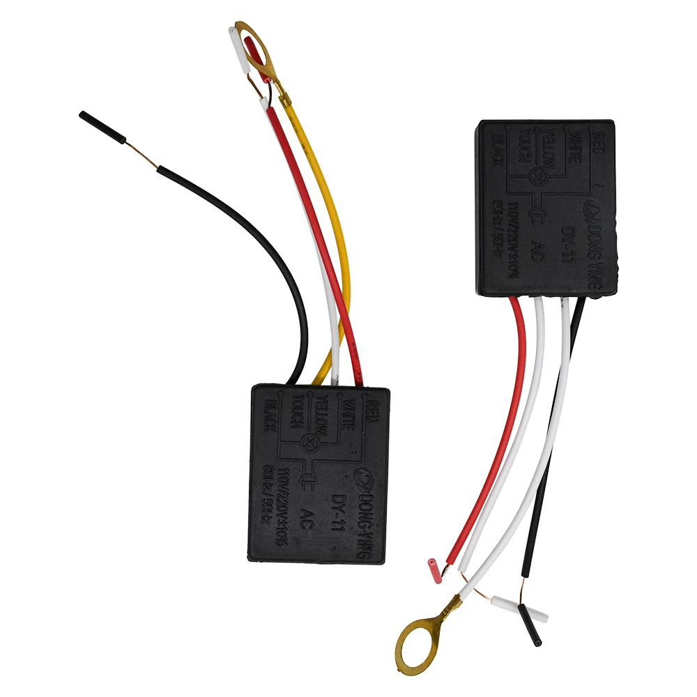 AC 220V 1 Way/3 Way/4 Way Touch Control Sensor Switch 4 Wrie Dimmable Touch Lamp Desk Light Parts Switch For Light Bulbs