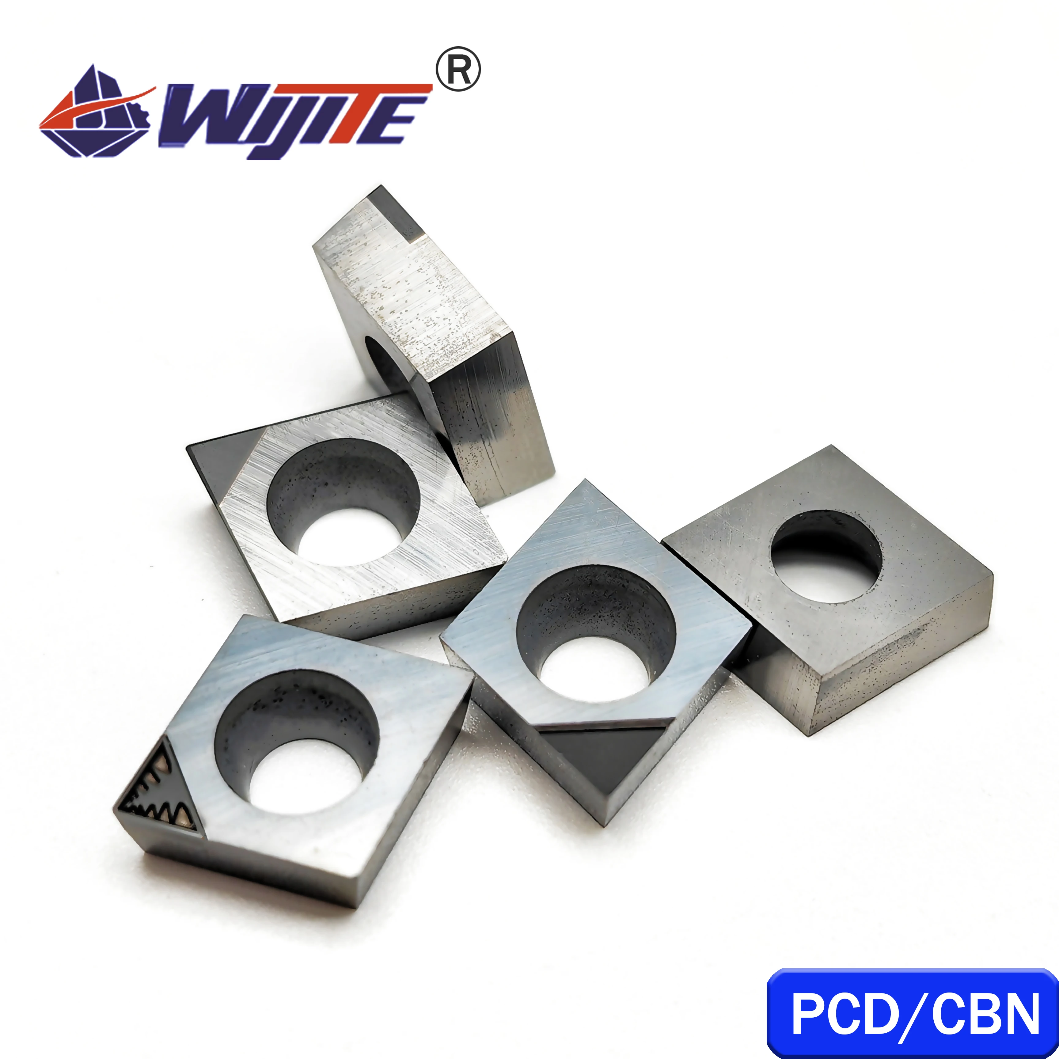 PCD CCMT CCGT CCGW 0602 09T3 1204 CNC Tool Is Used for Aluminum, Copper and Carbon Fiber, Hard Steel Processing with CBN Tools