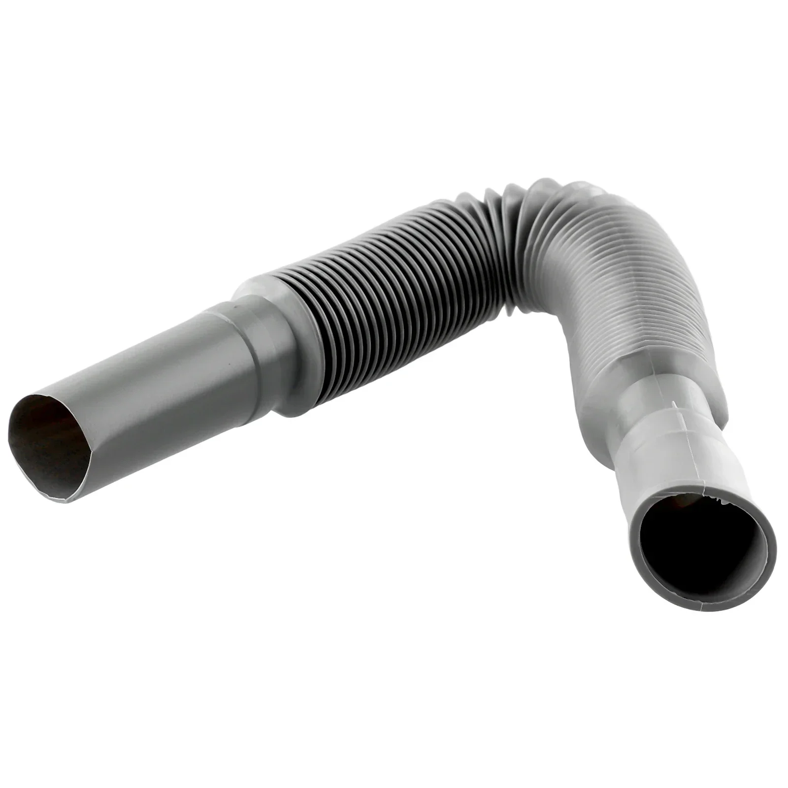 1Pc  Gray Rubber Head Drain UniversalTelescopic Plastic Extension Hose Under The Pool Pipe Kitchen Sink Accessories