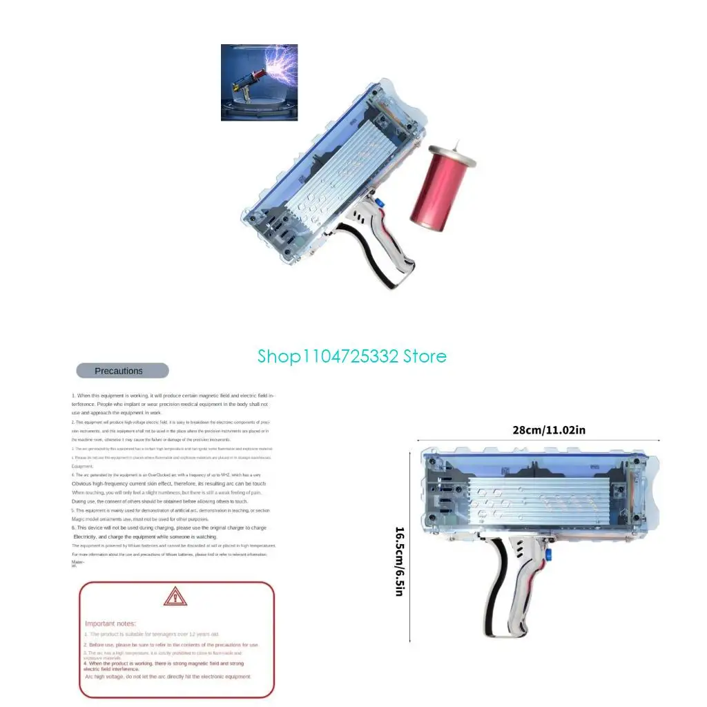 P5EA Adjustable Plasma Arcs Generator Coil Rechargeable Science Toy 2900mAh