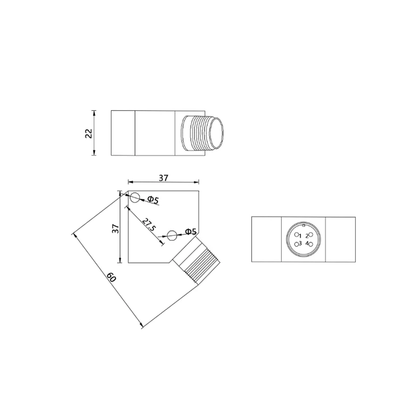 Sensor de vibração de certificação CE fabricação de sensores de vibração triaxial piezoelétricos