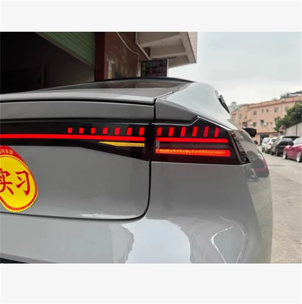 Car led modified tail light assembly rear lamp 3pcs for Changan UNI-V brake Reverse lights turn signal