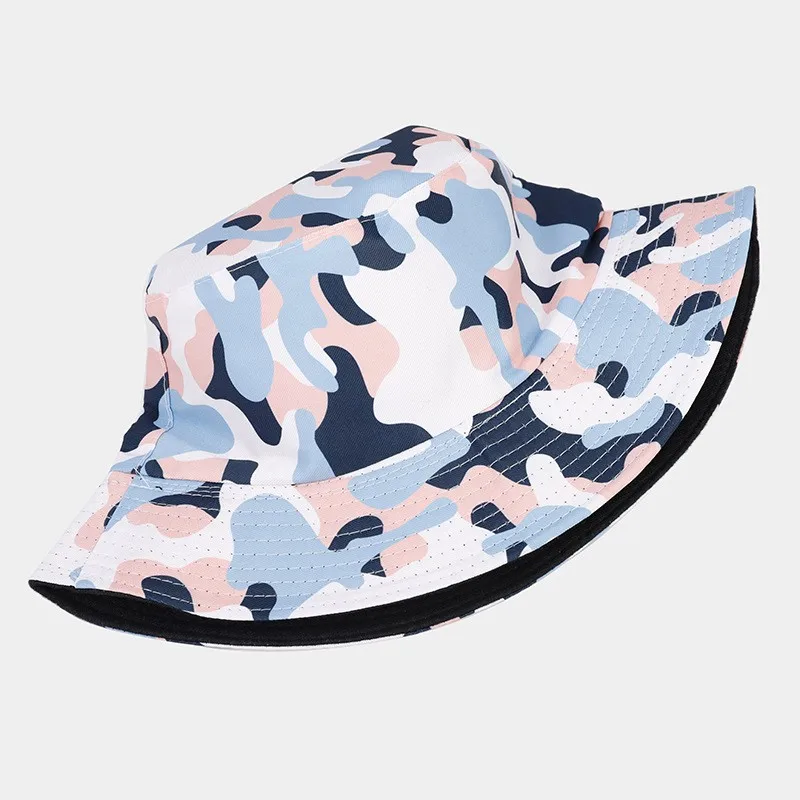 Bucket Hat Men Women Unisex Fisherman Hat Fishing Cap Outdoor Camouflage Sports Group Team Sunshade Sunscreen Sun Hat Summer