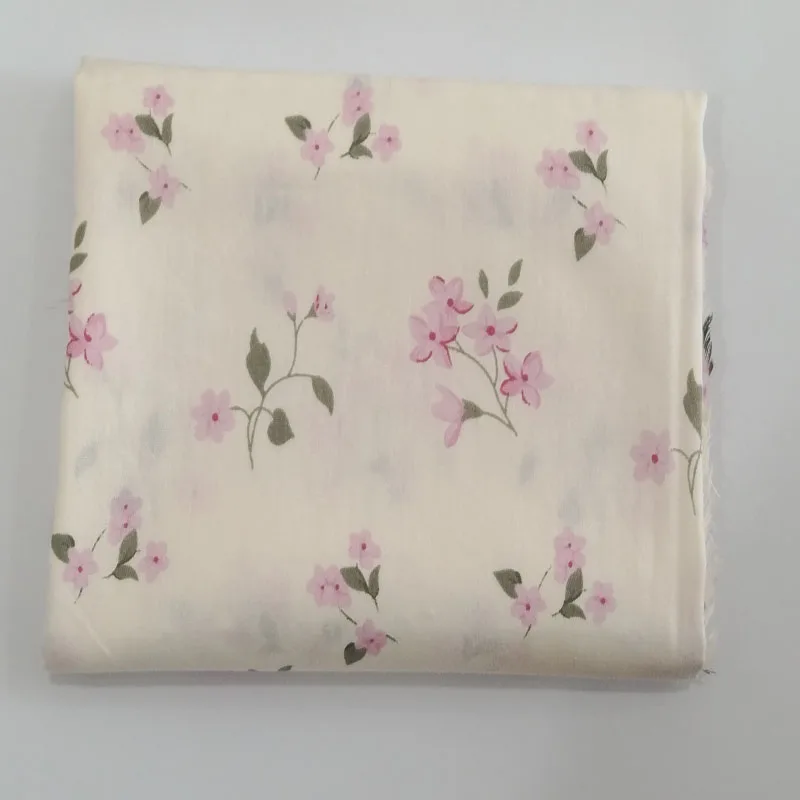 Graceful Big Blooming Peony Flower Green Leaf Printed 100% Cotton Fabric floral fabric patchwork DIY sewing