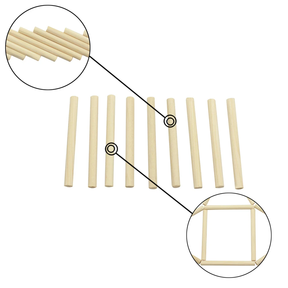 

10 pcs Sound Column Violin Sound Post Spruce Wood Parts Accessories Brightness Loudness Adjustment String Instrument Support