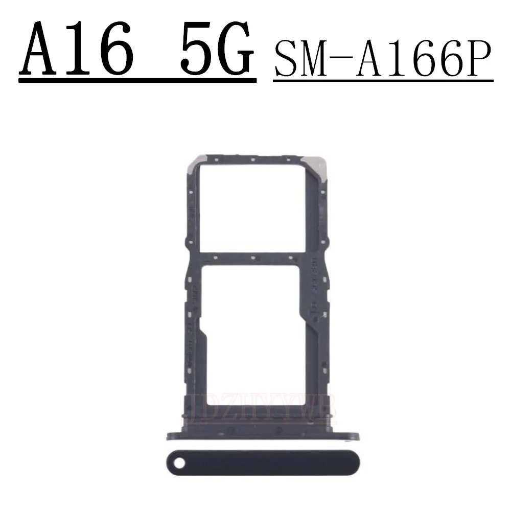 Dual Single Chip SIM Card Tray For Samsung Galaxy A16 5G A166B A166P A165F Phone SIM1 + SIM2 Card Tray Part image 6
