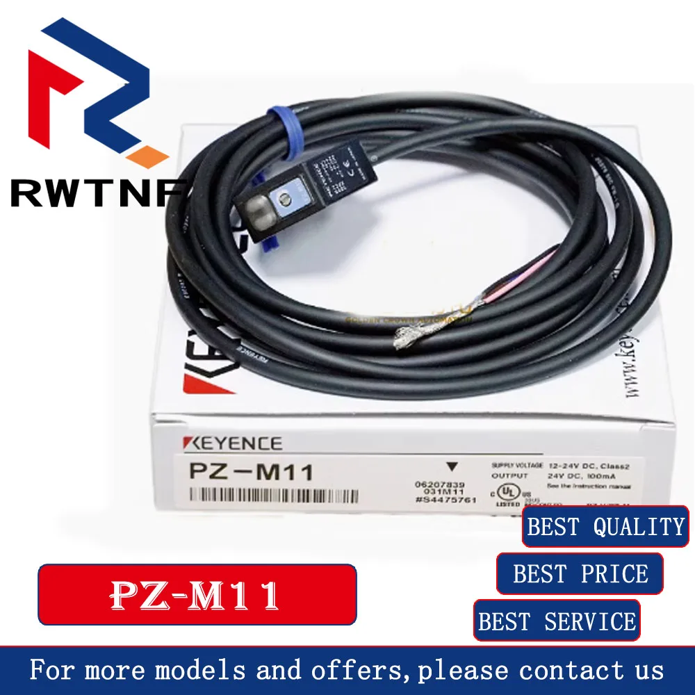 Brand New Genuine PZ-M11 KEYENCE square reflection photoelectric switch sensor, 100% original warehouse stock
