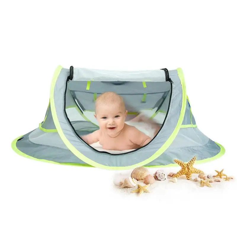 

Baby Beach Tent Portable UV Protection Sun Shelter Reusable Baby Beach Playing Tents Lightweight Beach Tent Shelter