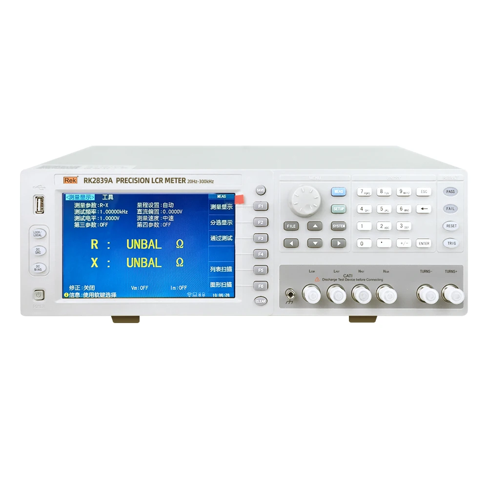 Rek RK2839C LCR Digital Bridge Tester 20Hz-1MHz Test 5mV-10V,RK2839A 20Hz-300kHz and RK2839B 20Hz-500kHz Digital Bridge Meter