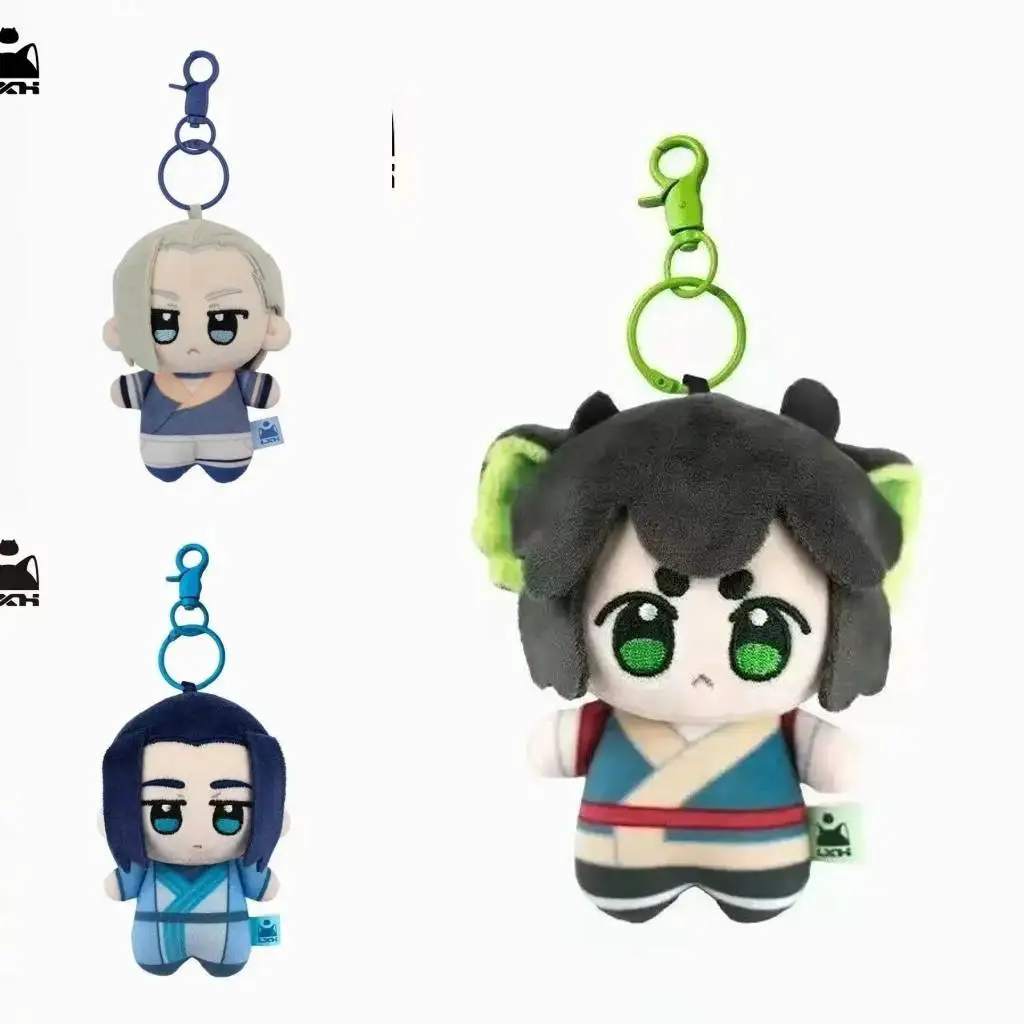 

Легенда о Hei Luo Xiaohei Wuxian Luye, аниме-принт, кукла Nunu, плюшевая подвеска для тела, игрушки 10 см, талисман Данго, плюшевый рождественский подарок