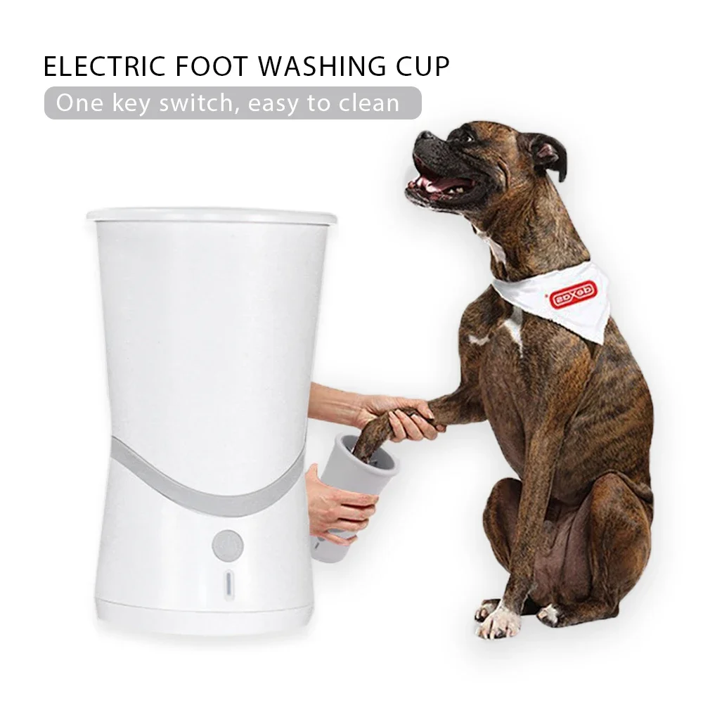 Dropshipping Portable Electrical Automatic Wash Cup Dog Paw Cleaner Pet Foot Washer