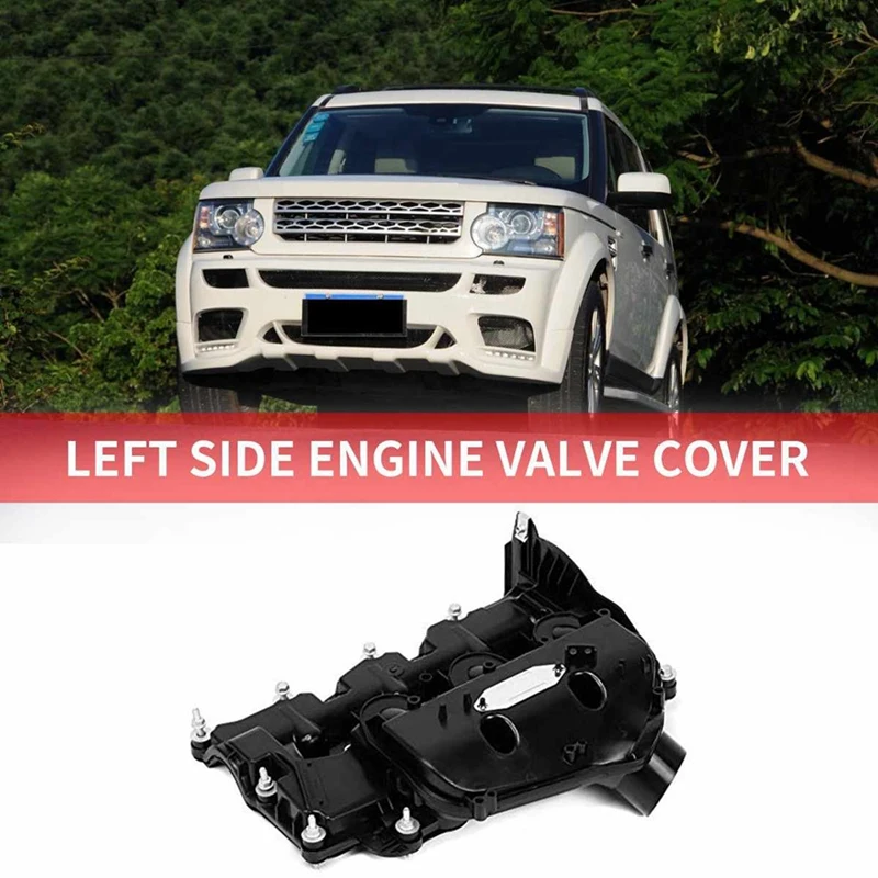 

1 PCS Left Cylinder Head Intake Manifold Engine Cover Black ABS Automotive For Land Rover Discovery Mk4 3.0 LR073585 LR105956