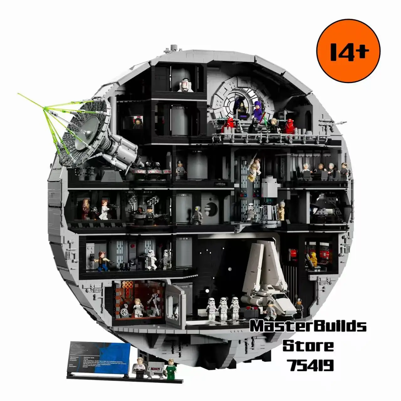 

2026 New Product Planet Series 75419 Spaceship Death Star Soldier Building Block Toy, Christmas Gift, Birthday Gift