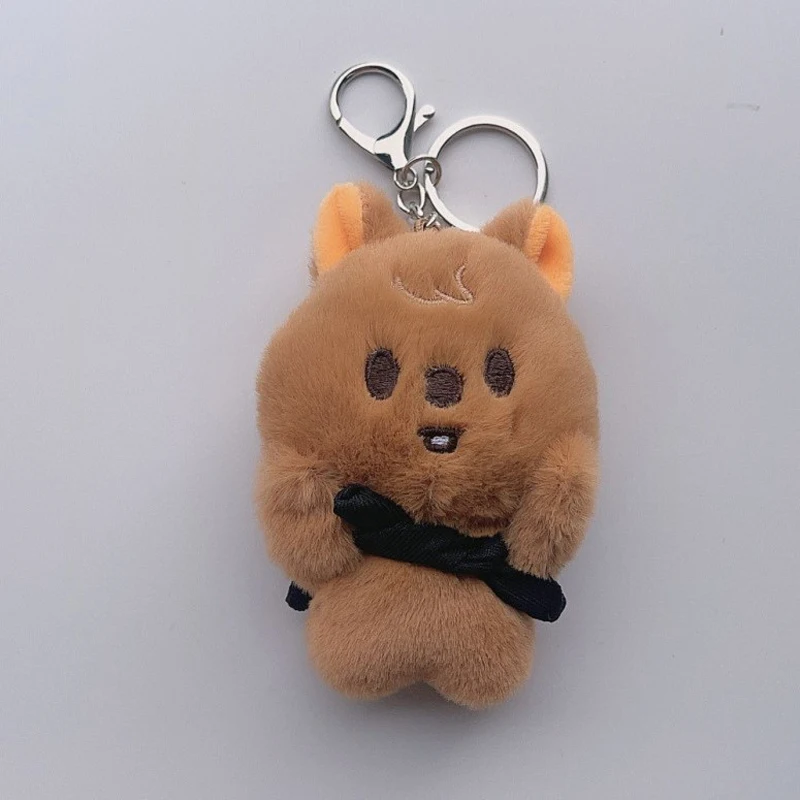 NEW 10CM Popular Anime Kawaii Skzoo Mini Plush Keychain Pendant Cartoon Doll School Bag Pendant Decoration Birthday Gift