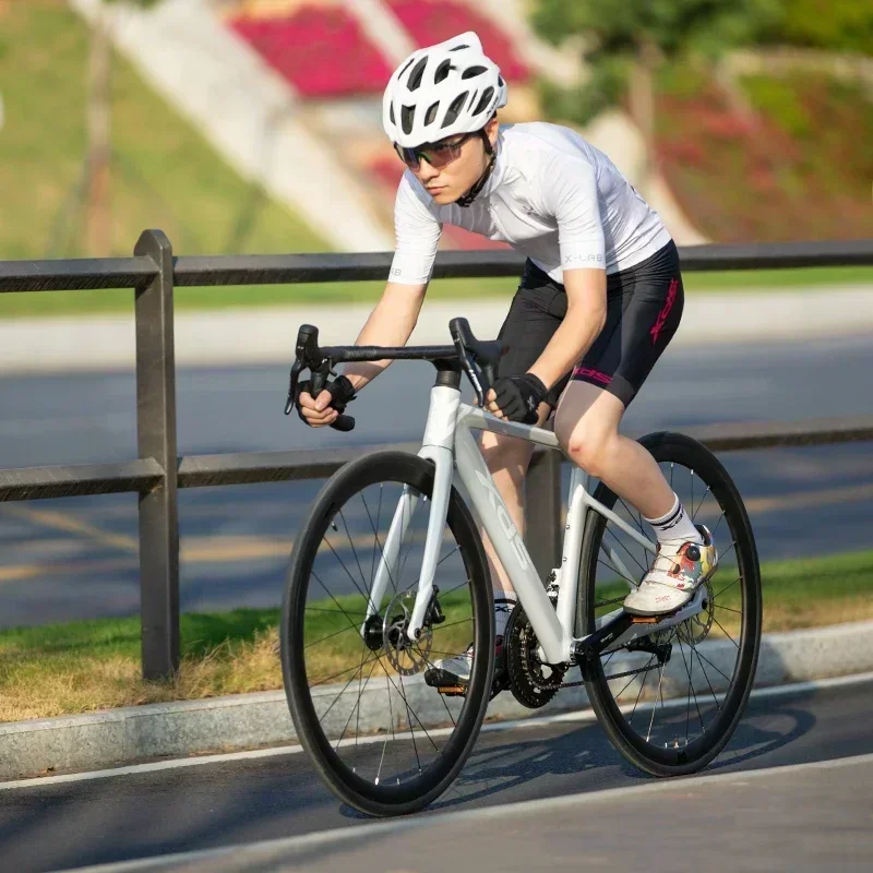 Einteilige geschmiedete 3D-Vordergabel aus Aluminiumlegierung, Steckachslagernabe, Rahmen aus Aluminiumlegierung, Rennrad, 20-Gang-Fahrrad