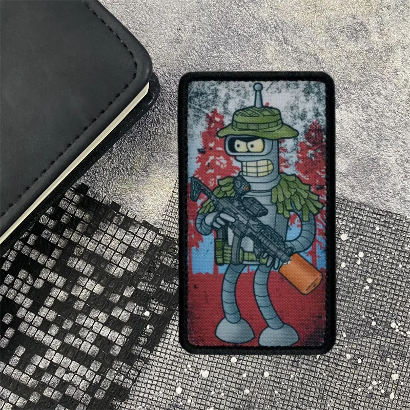 “ Sturmovik and Lunapark” Printed Patch of Clothes Funny Oeteldonk Emblem Tactical Backpack Hat Accessories Hook Loop Military