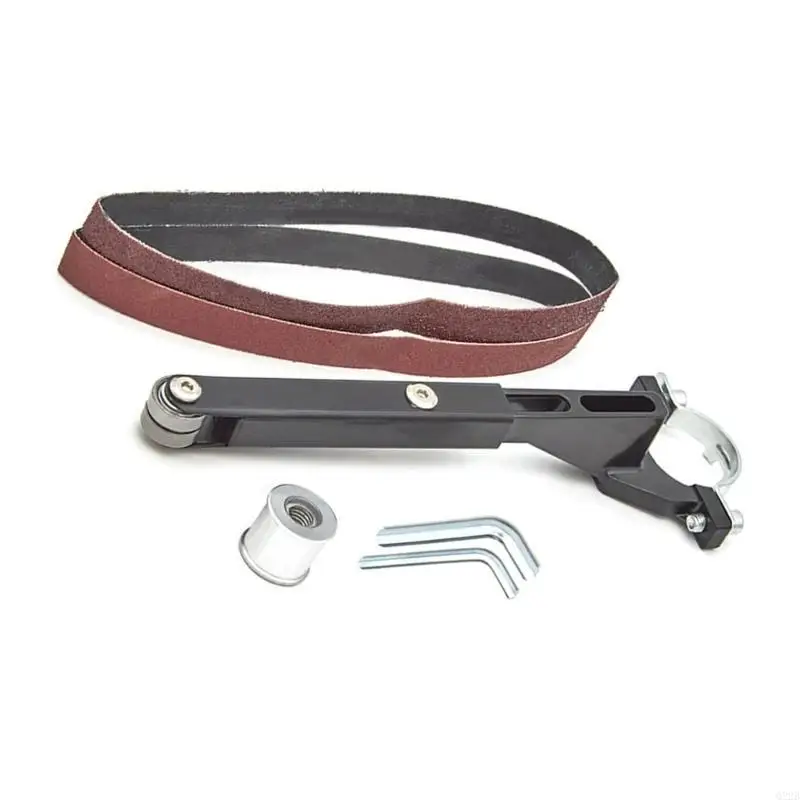 

Q22B Belt Sander Adapter for Angled Grinder Pipe Tube Sanding Attachment Angled Grinder