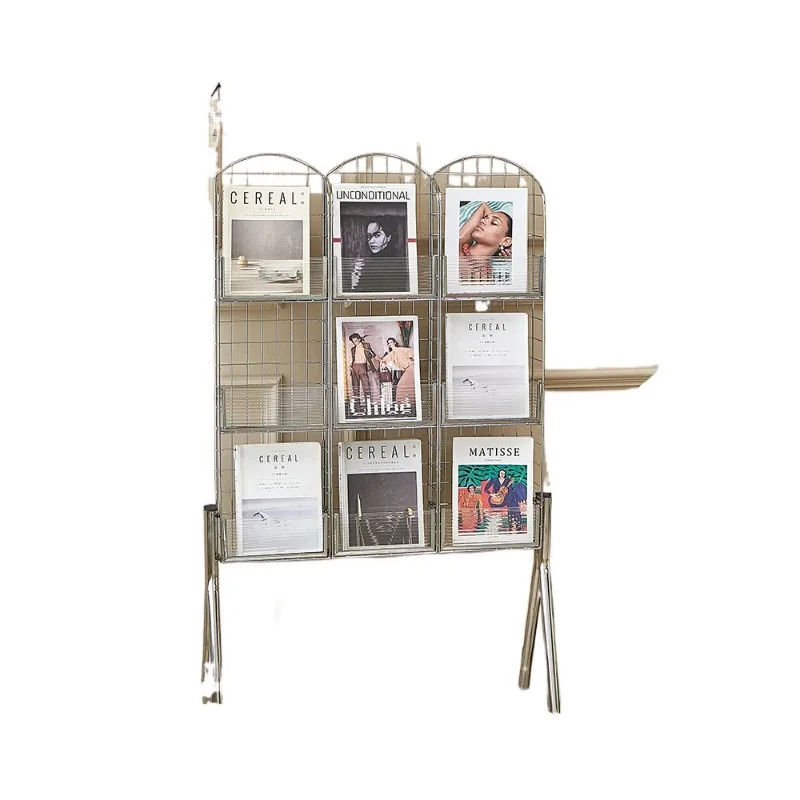 

Lazy space creative and newspaper rack living room display rack storage rack minimalist newspaper rack Nordic magazine rack