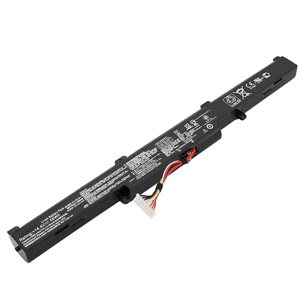 Imagem -05 - Original Genuíno A41n1611 14.4v 48wh Bateria do Portátil para Asus Rog Gl553 Gl553vw Gl553vd Gl553ve Gl753v A41lp4q 4inr19 66 Novo