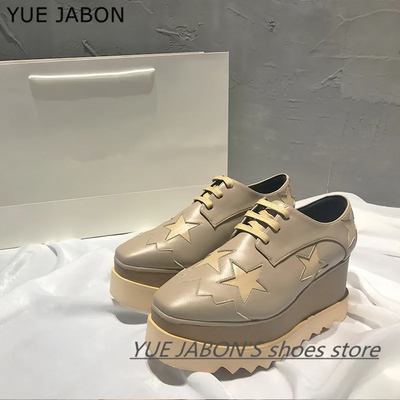 2026 Spring Summer Women Casual Shoes 7cm Platform Comfortable Sneakers Walking Shoes Flat Soles for Women Breathable Black Shoe