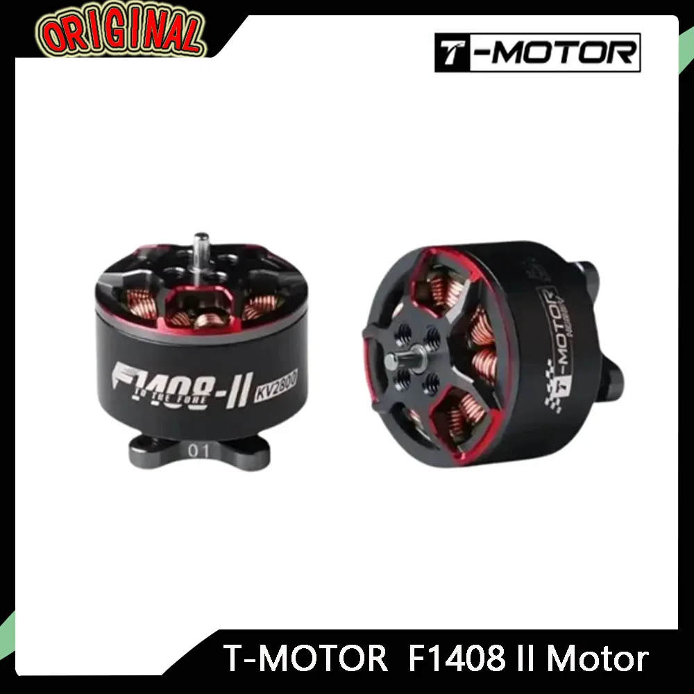 

Двигатель T-Motor F1408 II Cinewhoop, 2800KV (4-6S)/3850KV (3-4S) со сверхлегким и мощным питанием, идеально подходит для 3-дюймовых FPV Cinewhoop-дронов