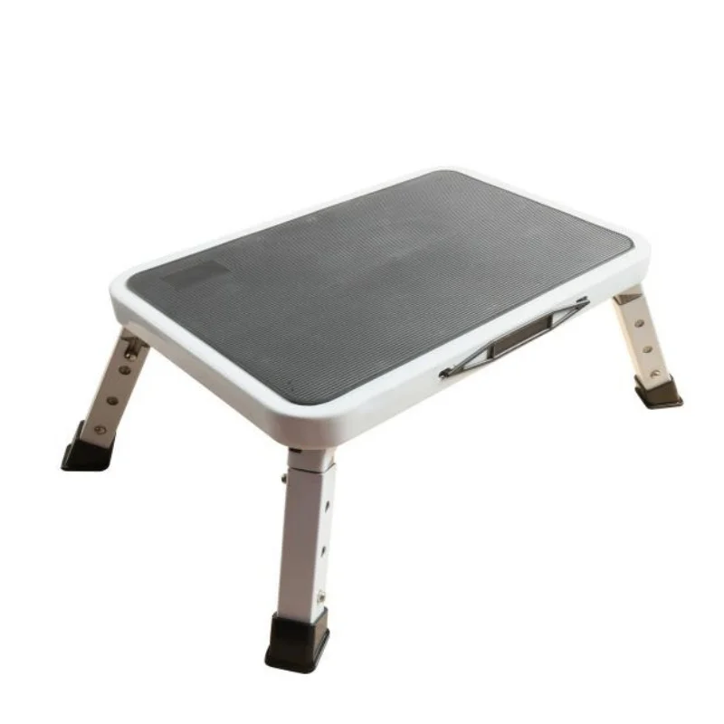 ISURE MARINE RV Adjustable Step Stool Portable Foldable Footstep Ladder Non slip Stool Suitable For RV, Outdoor
