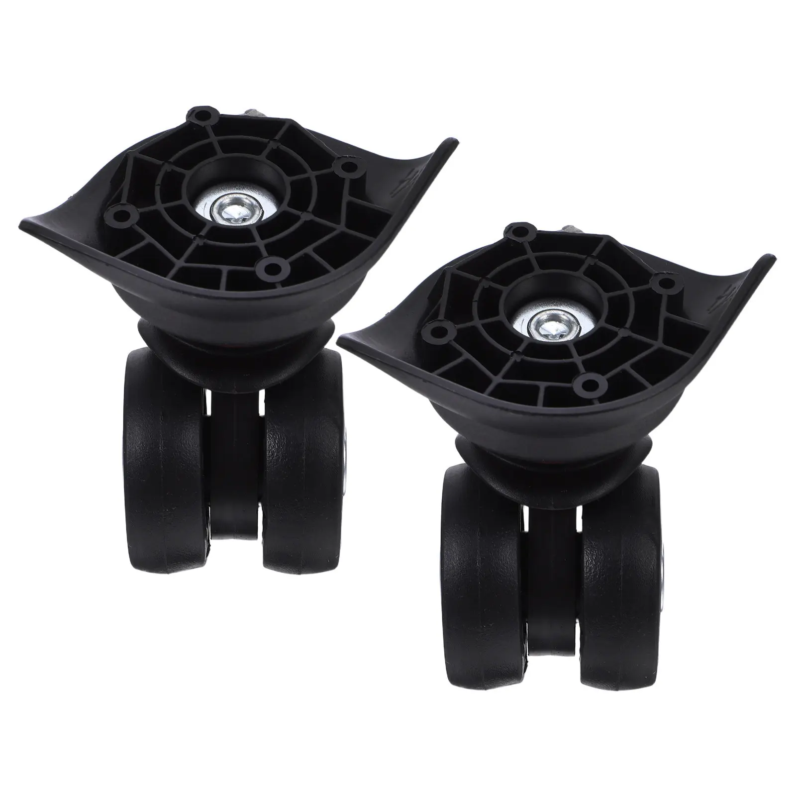 2Pcs Universal Luggage Wheels Replacement High Wear Resistant Silent Swivel Casters Smooth Rolling Suitcase Wheel Replacement