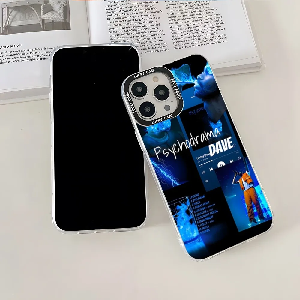 UK Grime Dave Psychodrama Phone Case IMD Dazzle Colorful Phone Case For IPhone 15 14 13 12 11 Pro Max Mini 7 Plus Se Laser PC