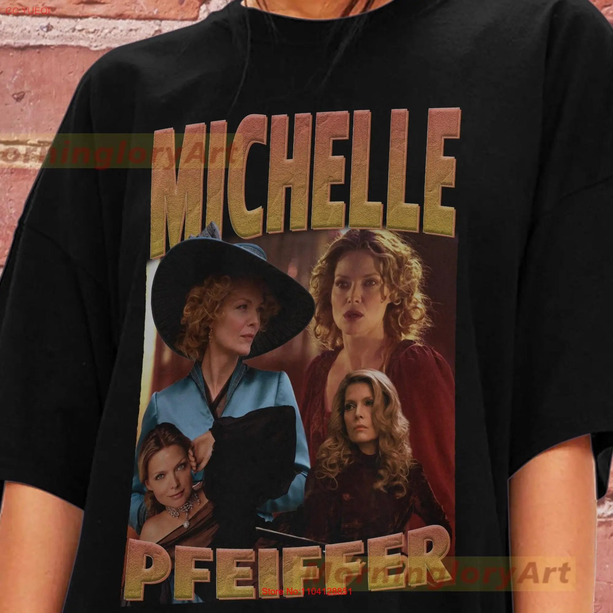 Michelle Pfeiffer T Shirt SweaT Sweater Cotton Clothing long or short sleeves