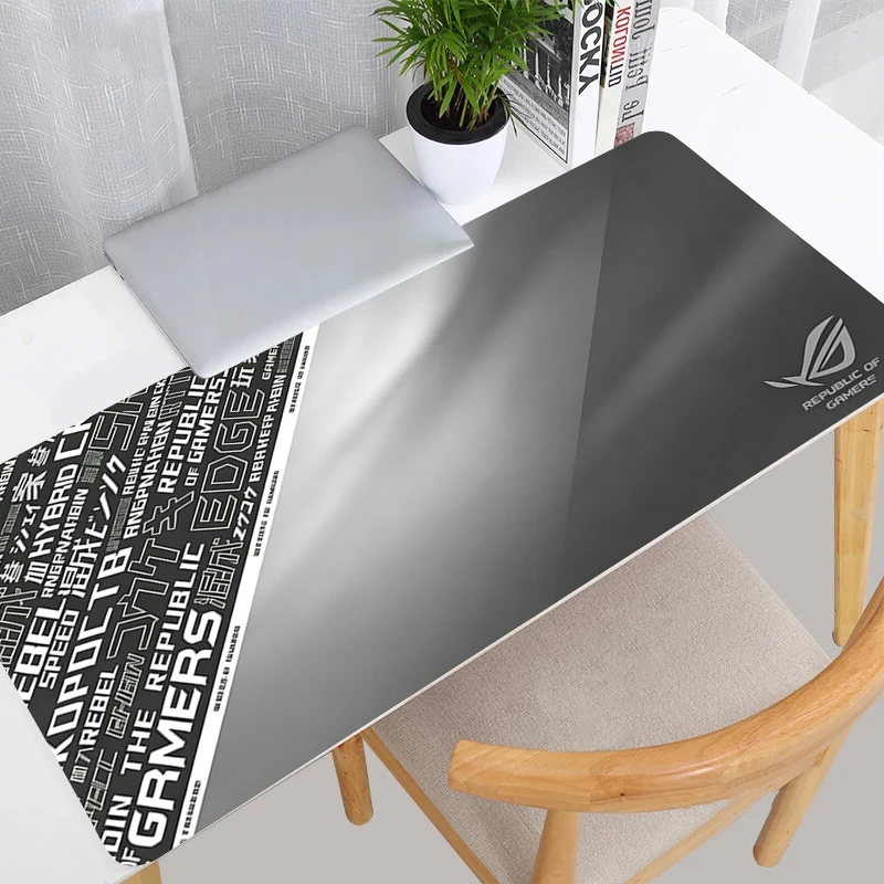 Extended Mouse Pad HD Print R-ROG Large E-sports Gamer Desk Mat Non-Slip Gaming Keyboard Pad red carpet Office Computer Mousepad