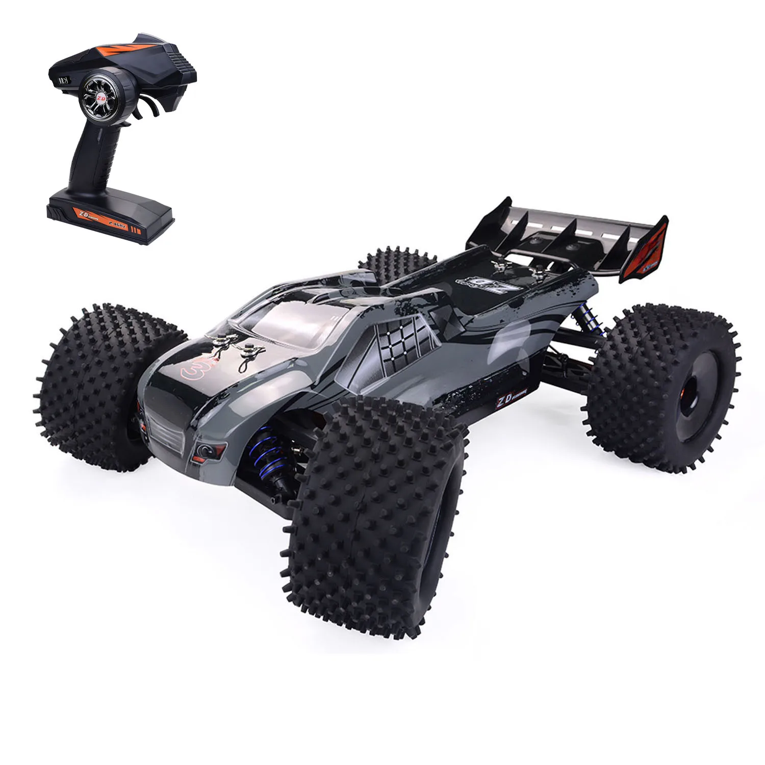 

1/8 ZD Racing Electric RC Racing Truck 4WD 80KM/H Remote Control High Speed Truggy 9021 V3 Metal Chassis Steel Reduction Gears