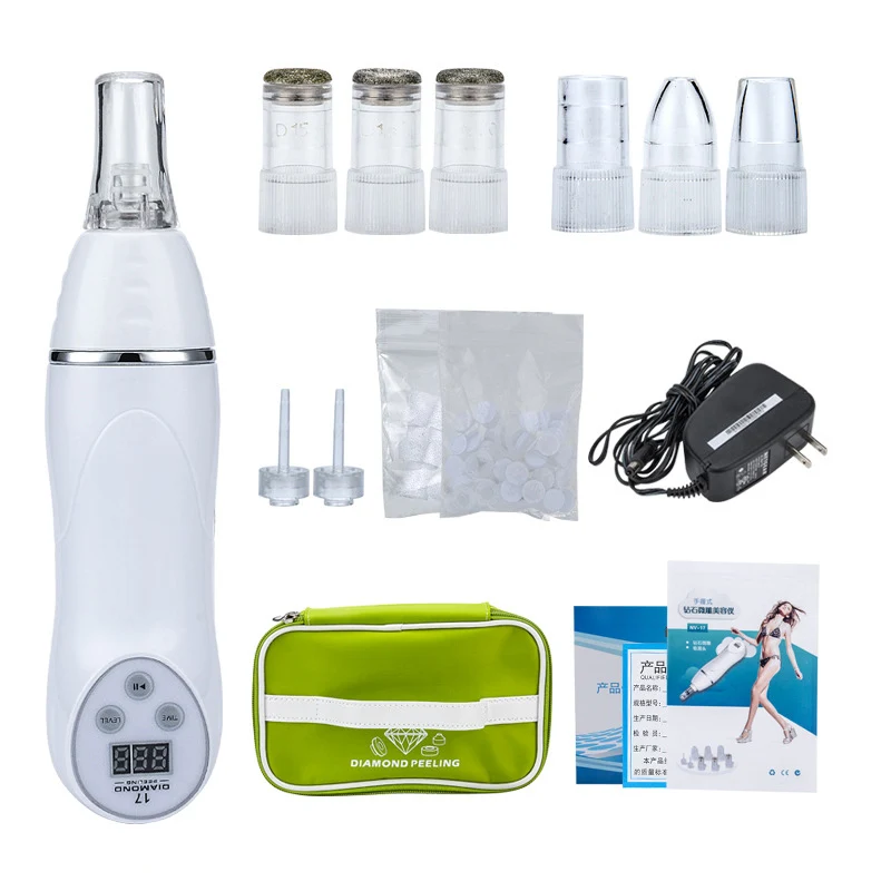 

Digital Microdermabrasion Diamond Dermabrasion Pen Vacuum Massage Skin Peeling Acne Treatment Blackhead Removal Cleanser