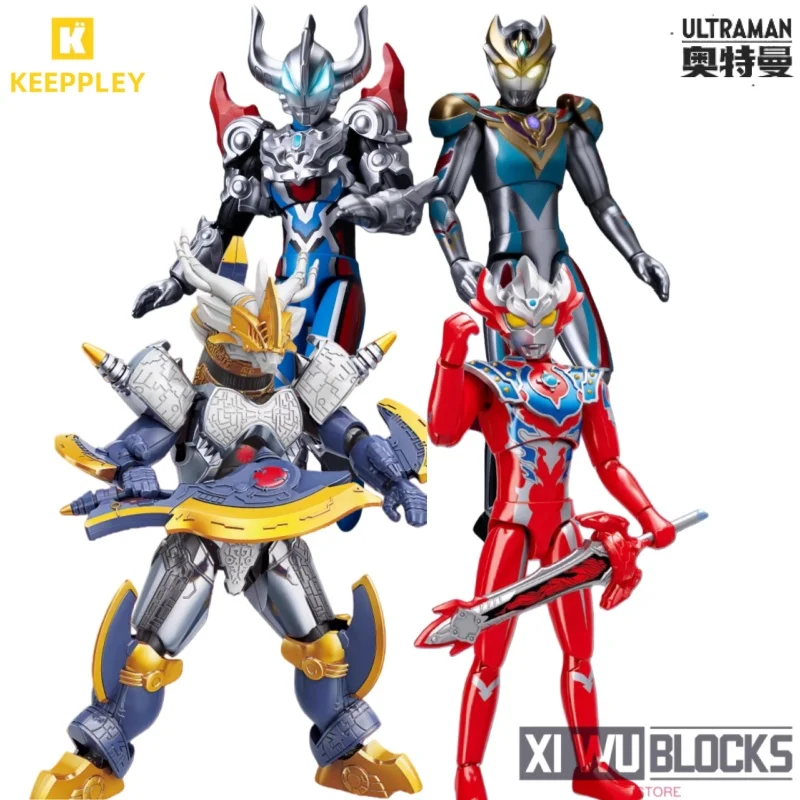 

Конструктор Keeppley: Фигурка Ультрамен Тайга, Декер, Галактрон MK2 — Сборные подвижные модели, коллекционные подарки