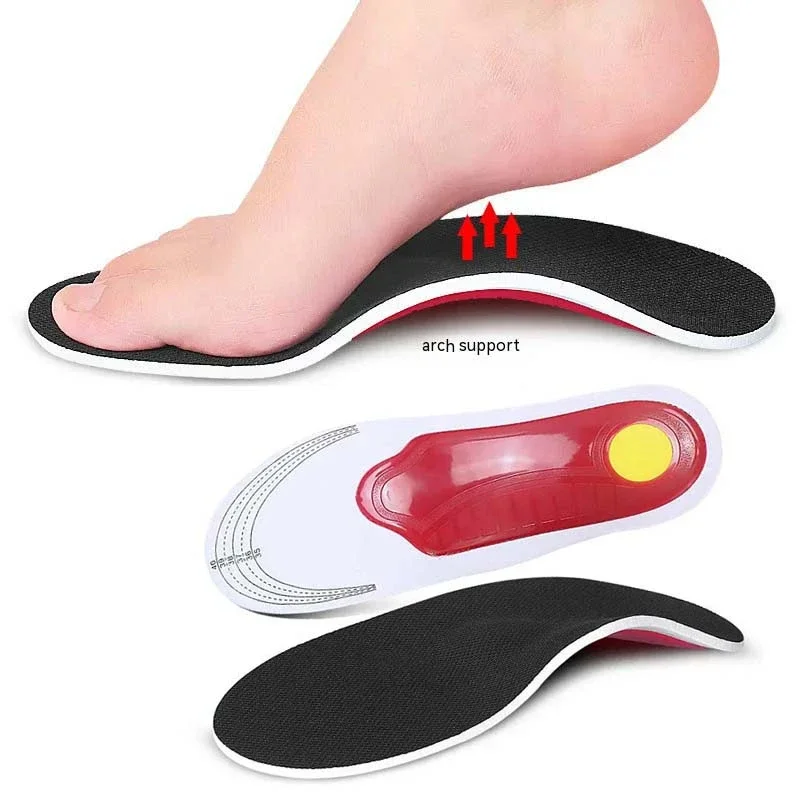 

Orthotic Shoe Pads for Men Flat Foot Plantar Fasciitis Arch Support Comfortable O/X Leg Corrected Inserts Inner Soles Cushion