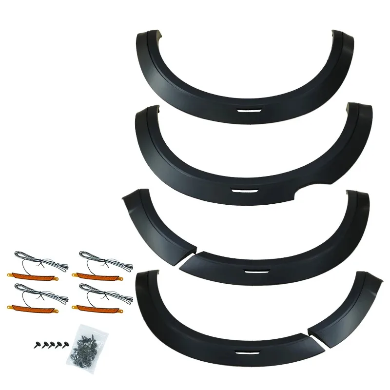 

Car Fender Flares Arch Wheel Eyebrow Protector Mudguard Sticker for Navara NP300 2015 with Lighted Wheelbase