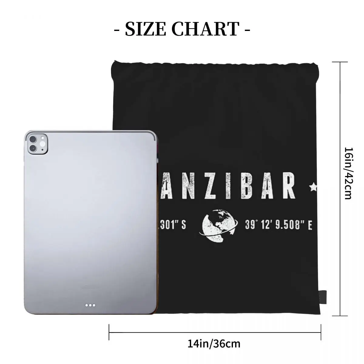 Zanzibar Backpacks Multi-function Portable Drawstring Bags Sundries Bag Book Bags For Man Woman School