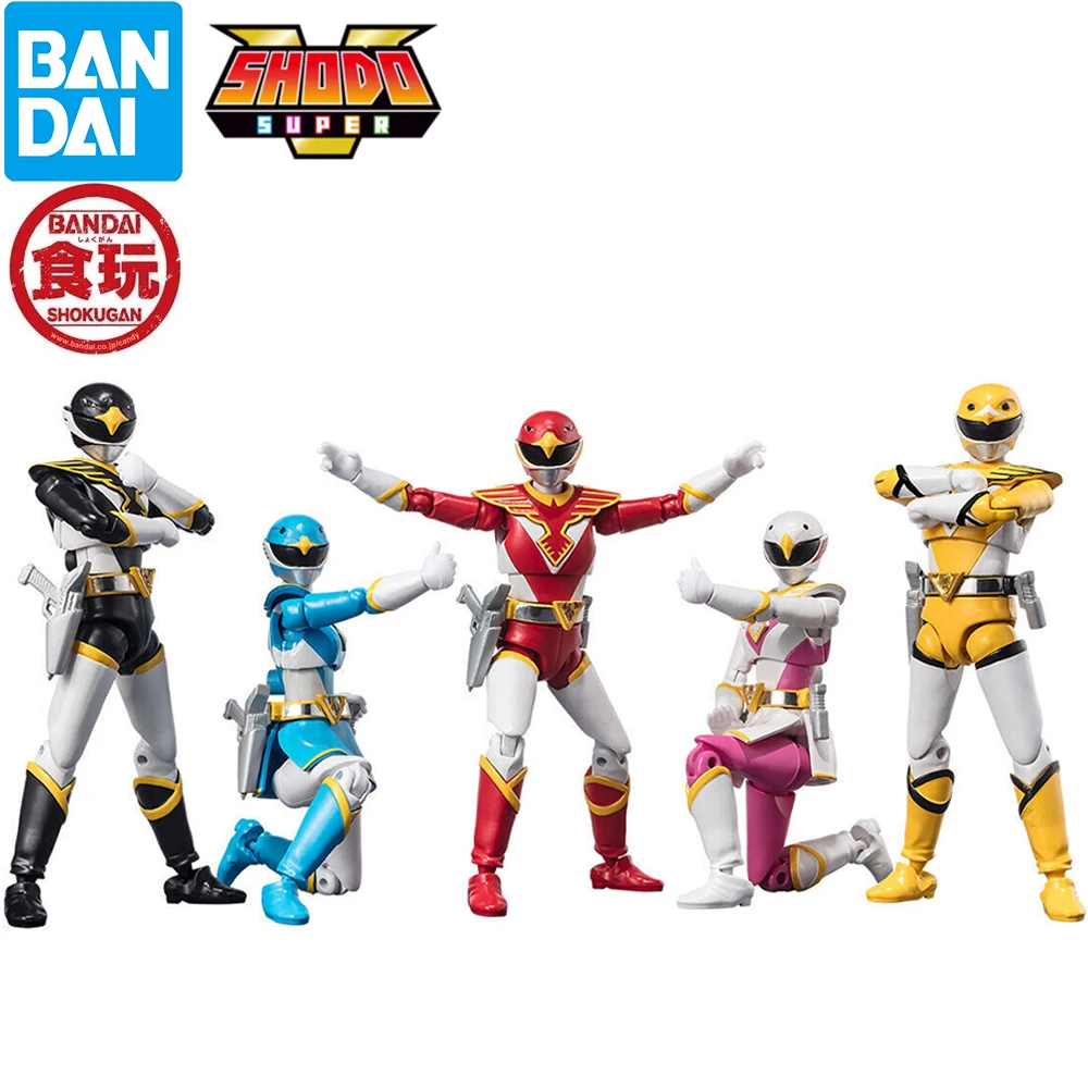 

Original Bandai Shokugan: Shodo Super Chojin Sentai Jetman Limited Edition Set Action Figures Candy Toys Collectible Model Toys