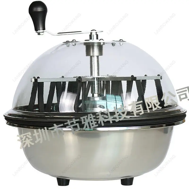 16 Inch Bowl‑Shaped Trimmer Manual Rotary Bud Cutter Hydroponic Forest Grass Shredder Mowing Tool