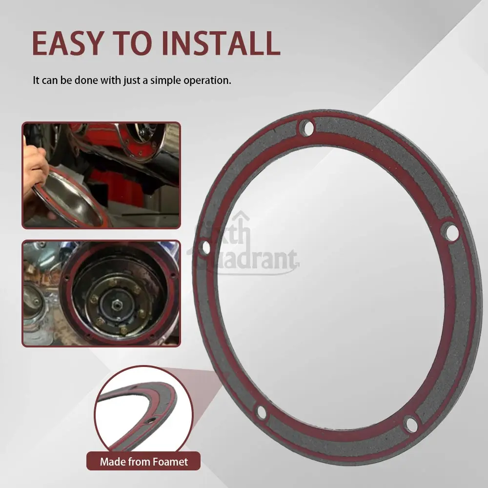 5 Hole Primary Derby Cover Gasket Motorcycle Accessories For Harley Davidson FLHTCUTG Tri Glide Ultra Classic 2009-2013