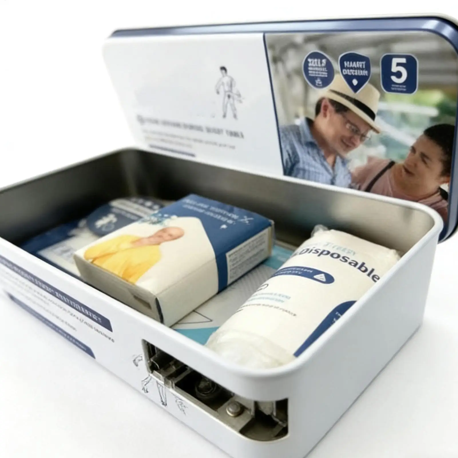 Kit di sopravvivenza per bavaglio scoreggia portatile Set di sopravvivenza per cacca Esilarante relax con fazzoletti Strumento di sopravvivenza per scherzi di cacca per adolescenti Adulti