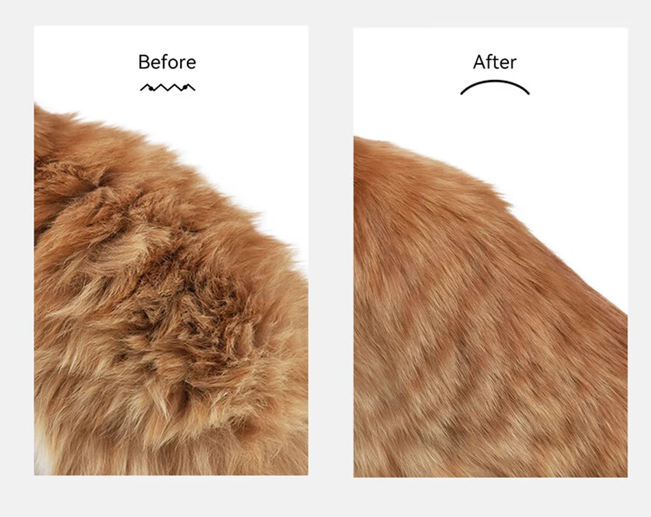 ROJECO Haustier Spray Haar Kamm Professionelle Elektrische Haarglätter Kamm Bürste Für Katze Haustier Massage Kamm Dampf Pinsel Für Haarpflege – Detail 5