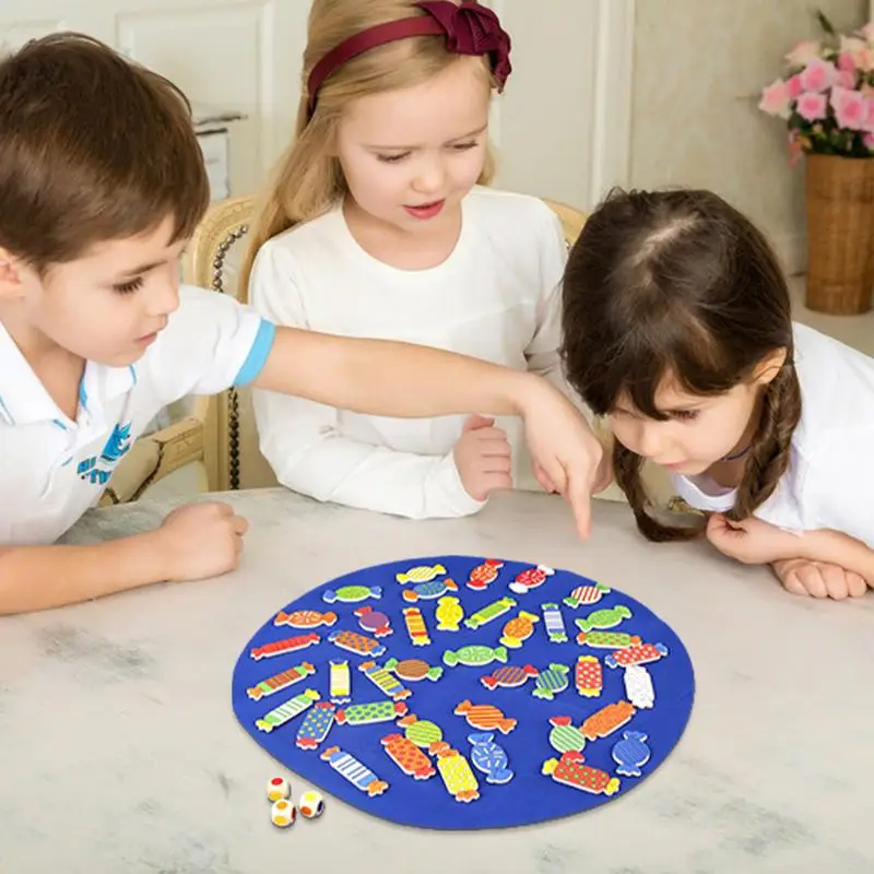 

Kids Matching Game Wooden Board Game Shape Matching Toy Toddler Memories Game Matching Game Sensory Educational Toy Find Candy