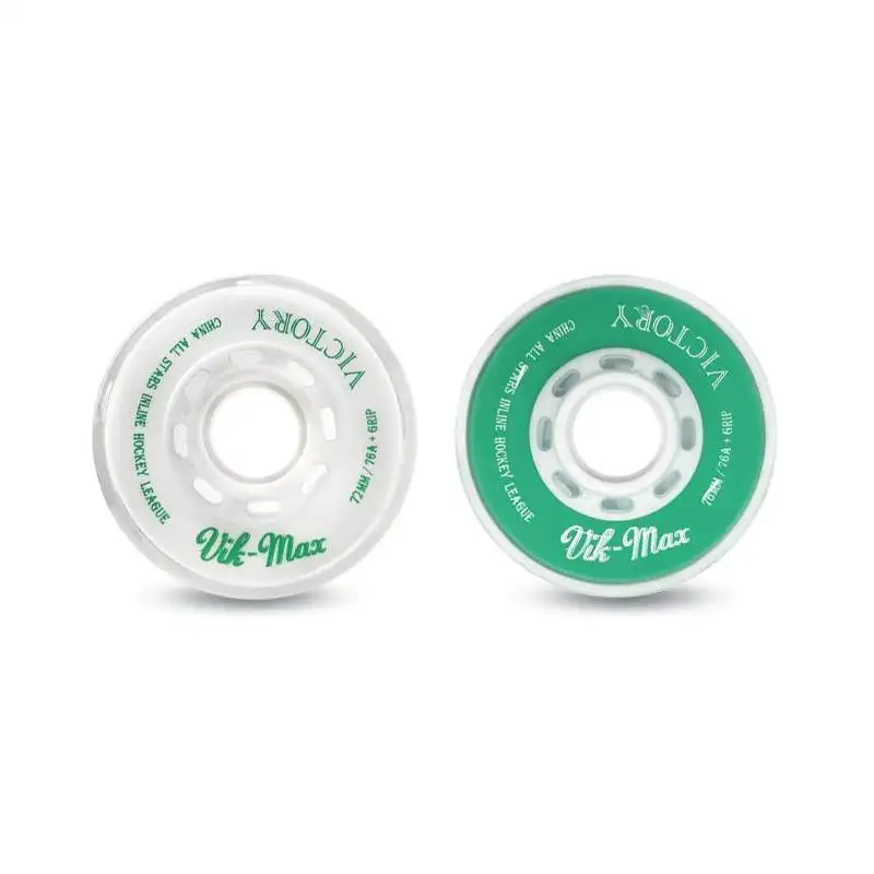 2026/High Level Field Hockey Skates Wheels PU Material VIK-MAX VM-IHW Model Multi-Age Group 24mm Ball Diameter for Championships