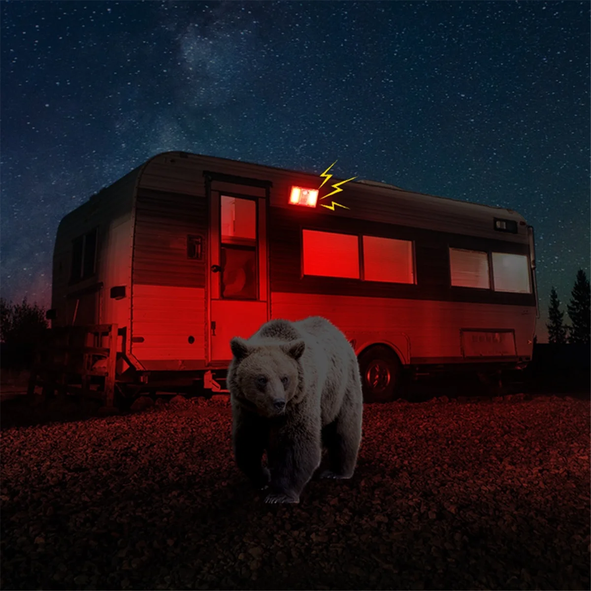 KZQ-fSolar Light Alarm Lamp Remote Control Security Alarm Motion Sensor Alarm Siren 129DB Detector for Home Yard