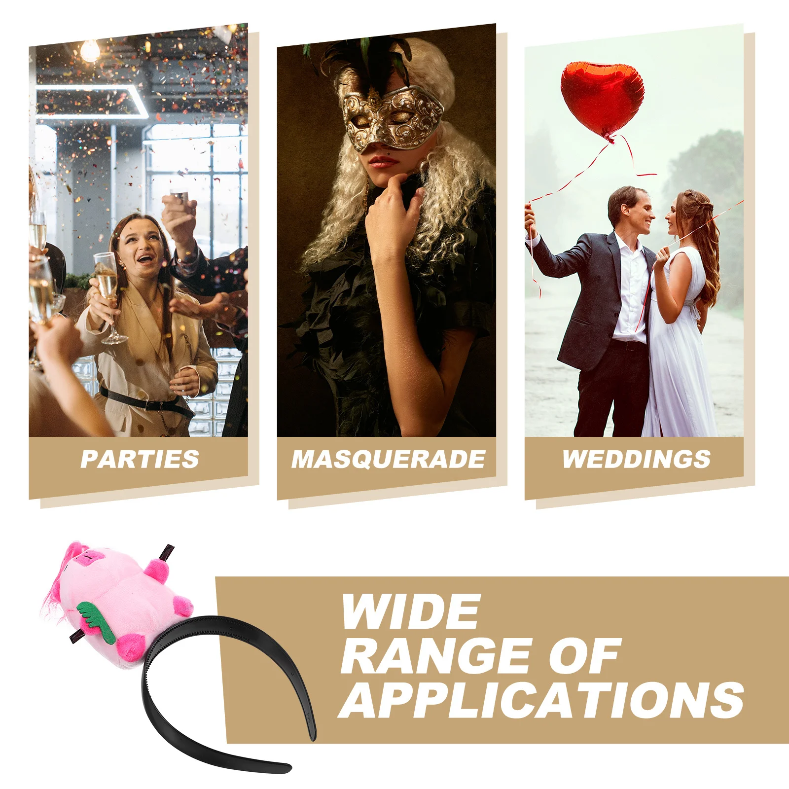 

Creative Capybara Headband Delicate Craftsmanship Comfortable to Wear Easy on Off Perfect for Various Occasions