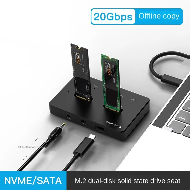 

SSD Enclosure M.2 Docking Station USB C SSD Case NVME and NGFF Hdd SSD Docking Station Solid State Disk Enclosure M.2 Ssd Case